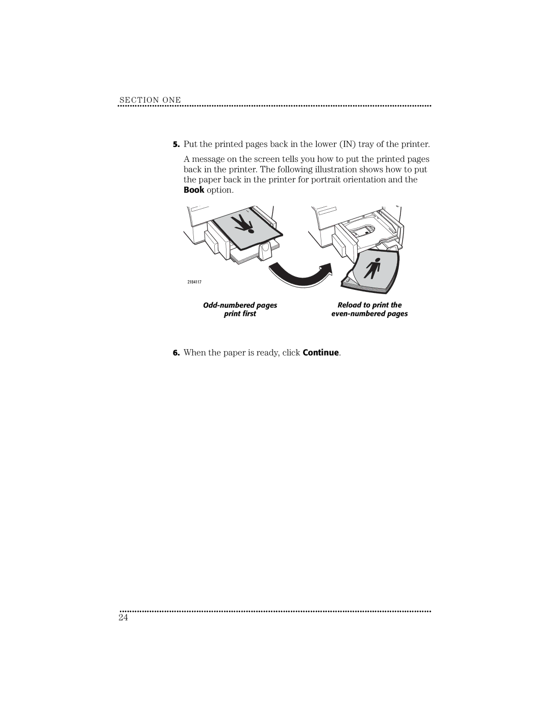 HP 670C manual When the paper is ready, click Continue 