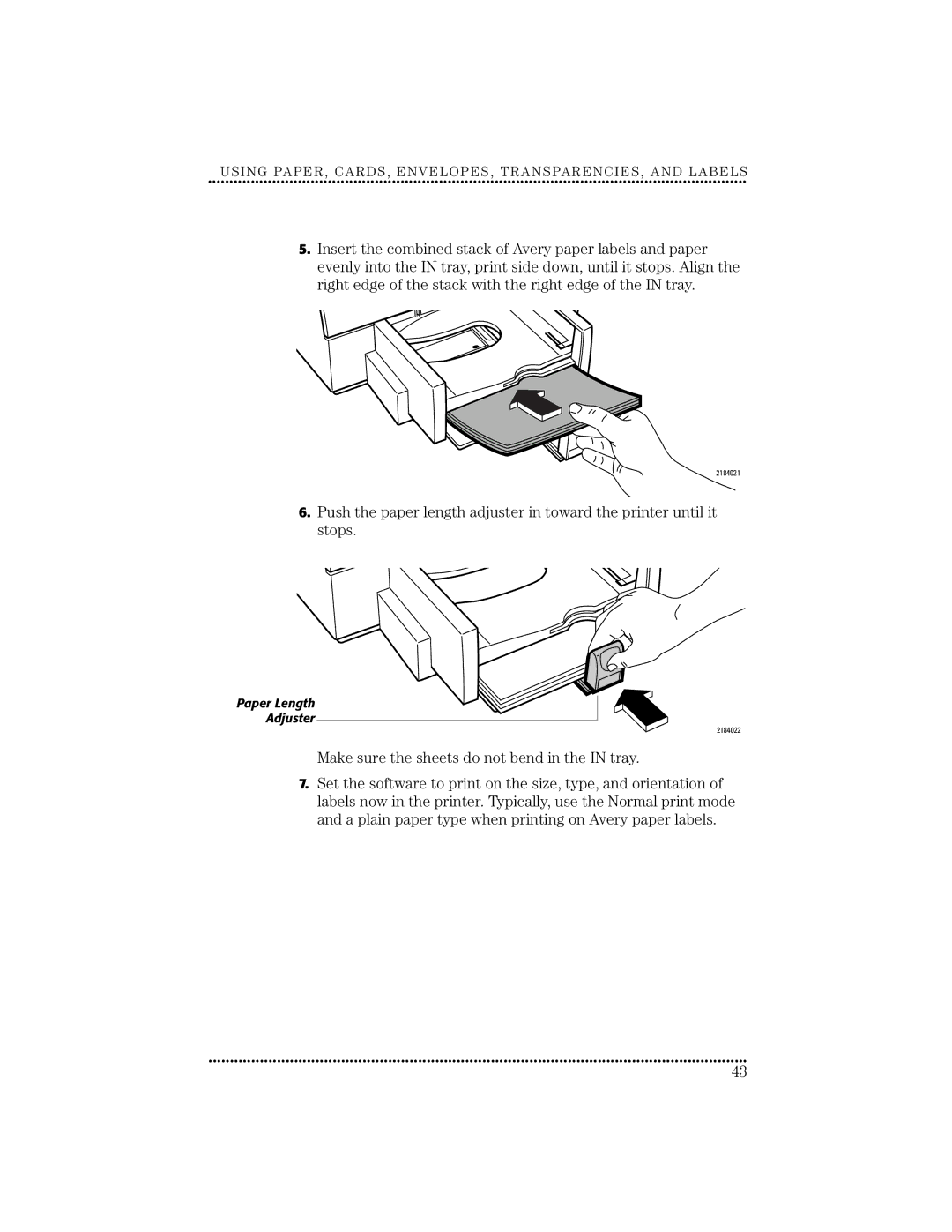 HP 670C manual Make sure the sheets do not bend in the in tray 