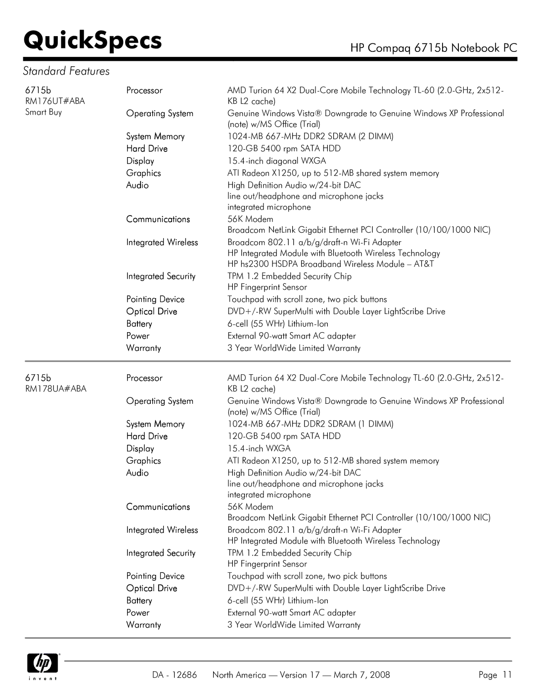 HP 6715B manual 6715b Processor 