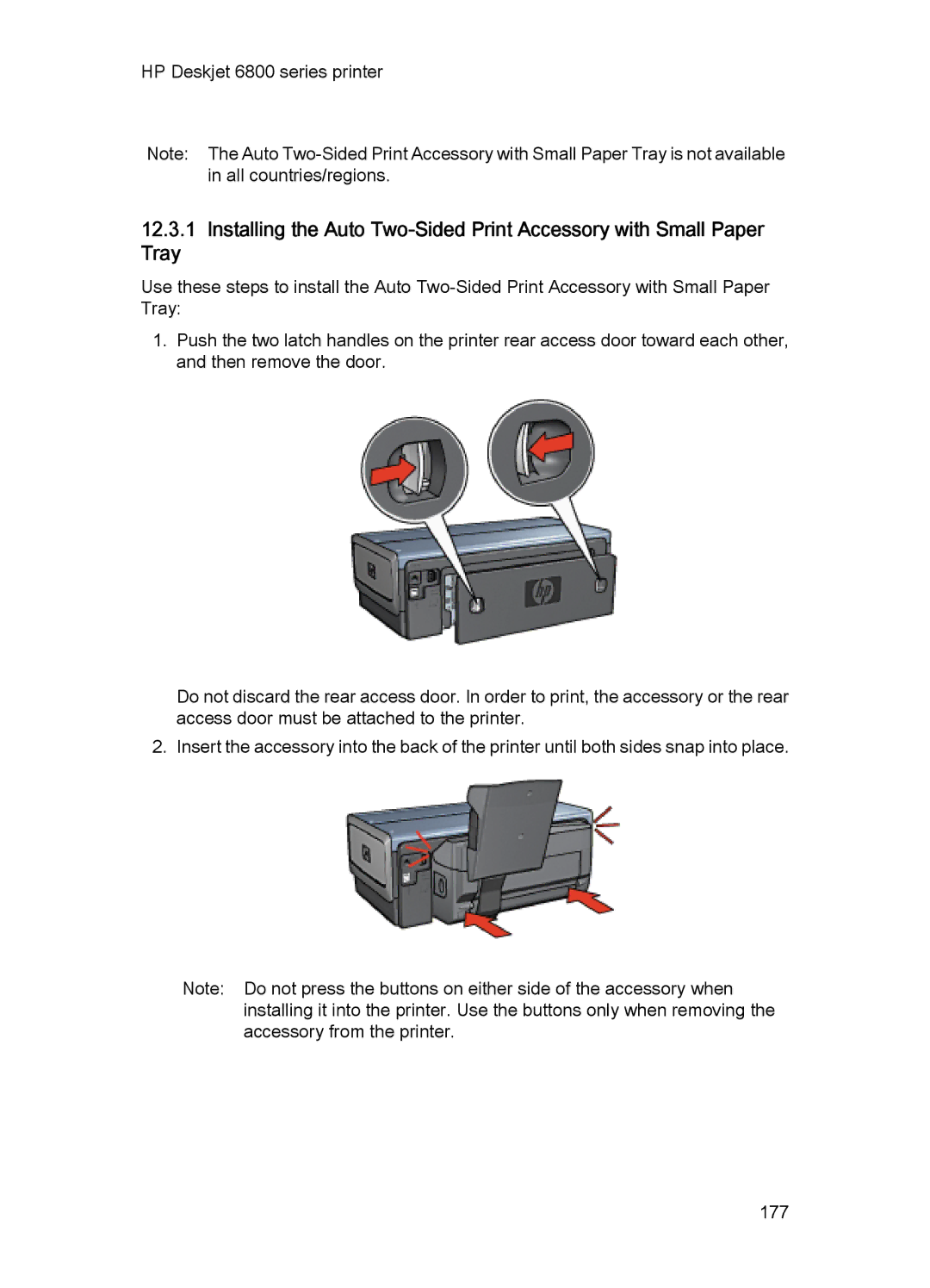 HP manual HP Deskjet 6800 series printer 