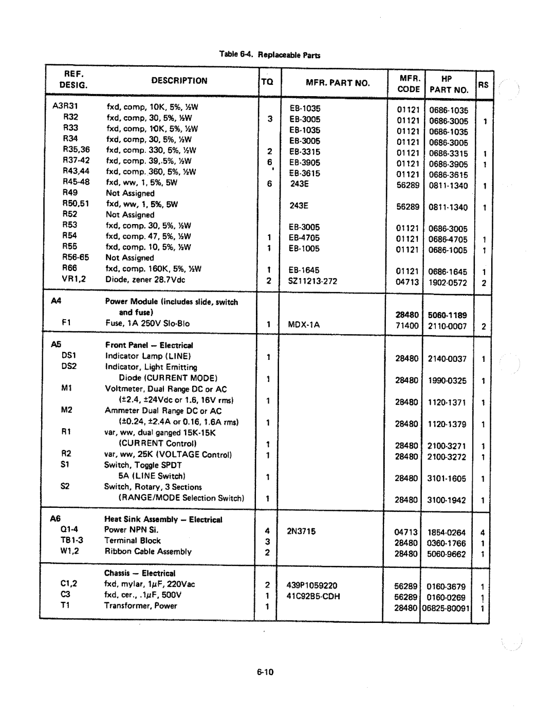 HP 6825A manual 