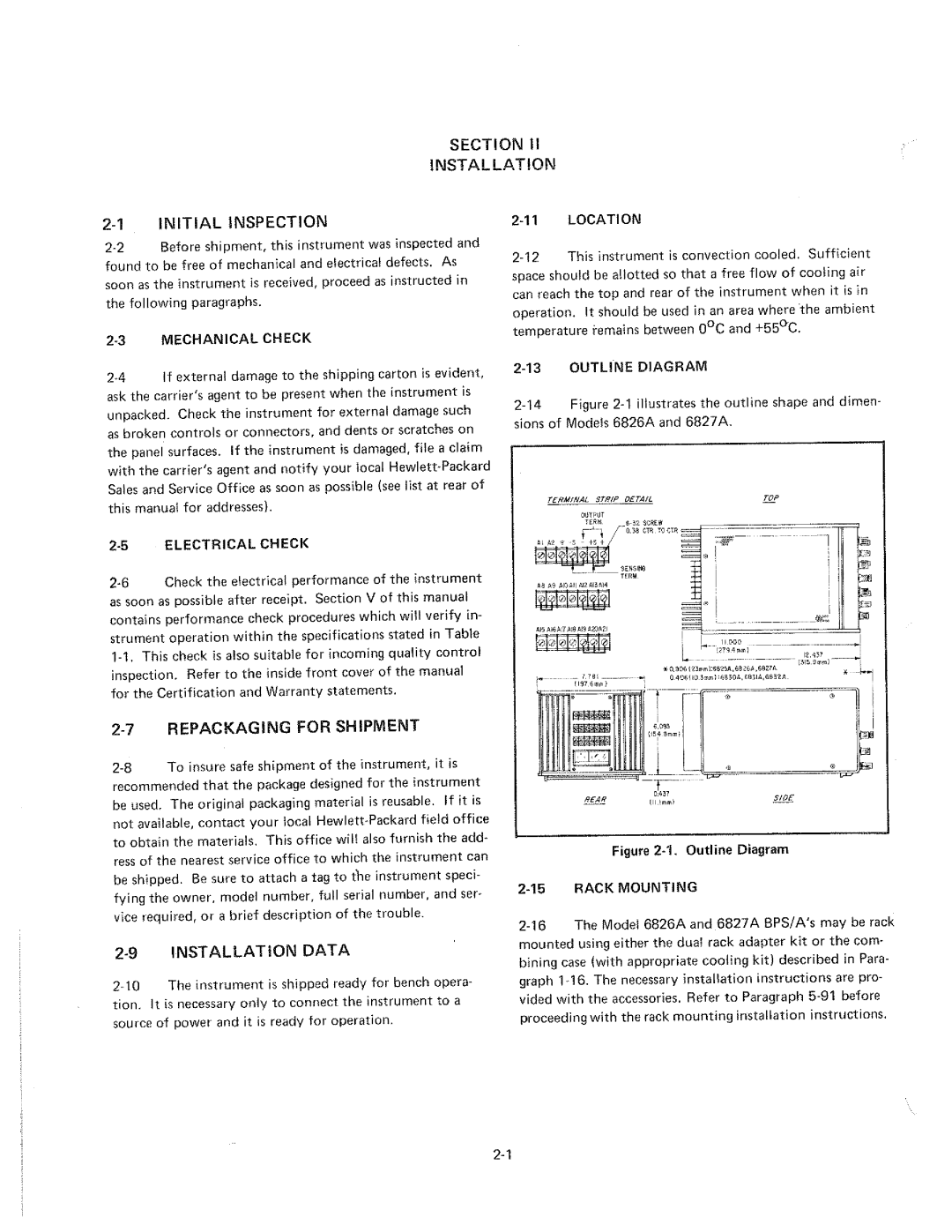 HP 6827A, 6826A manual 