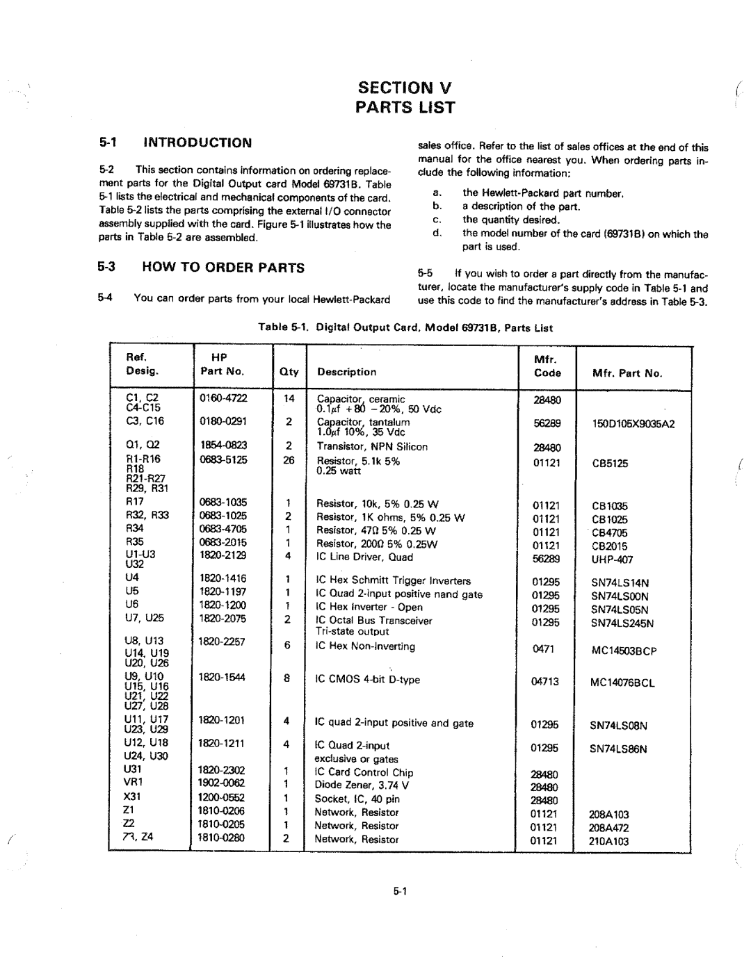 HP 69731B manual 