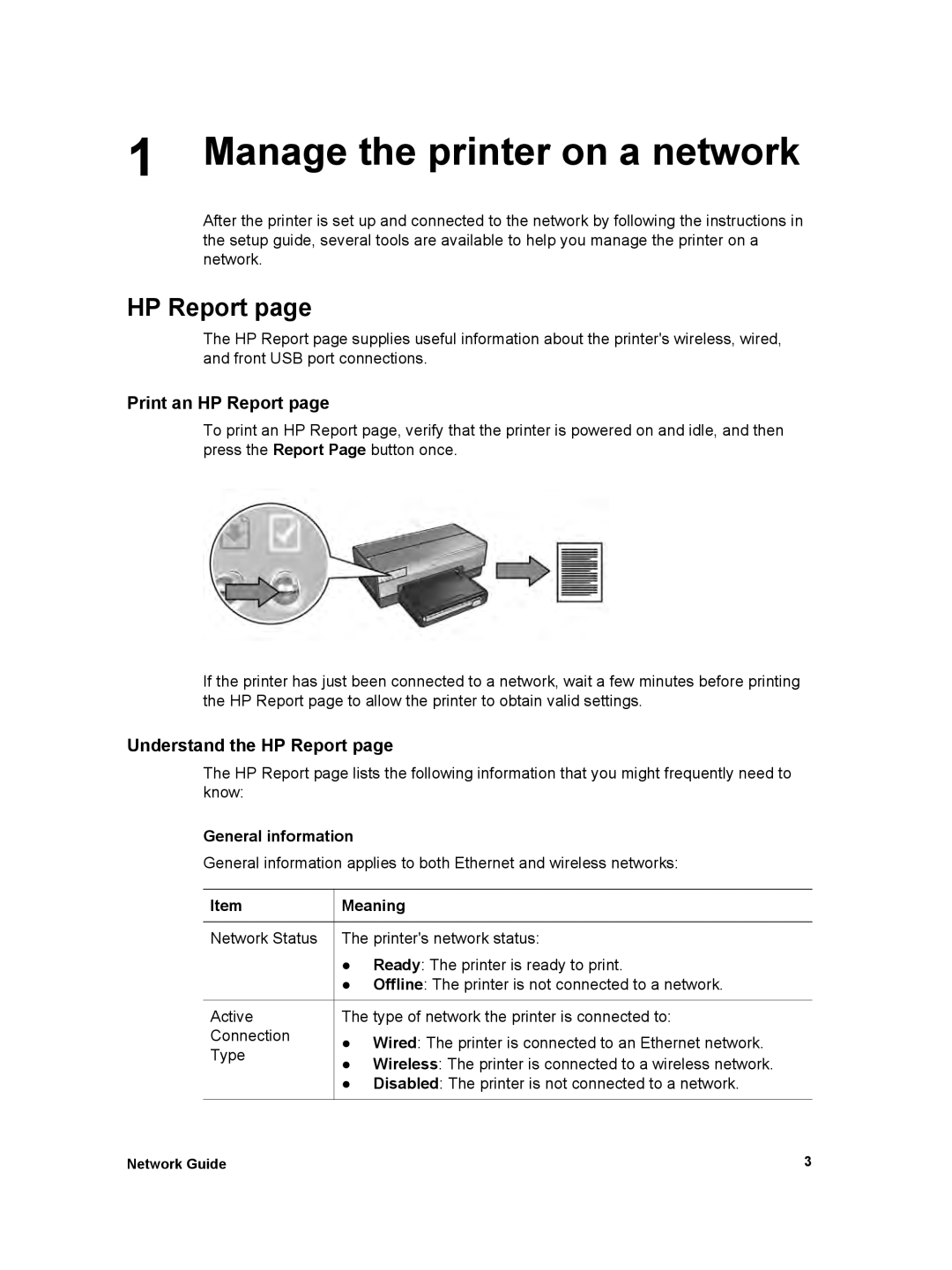 HP 6980 manual Print an HP Report, Understand the HP Report 