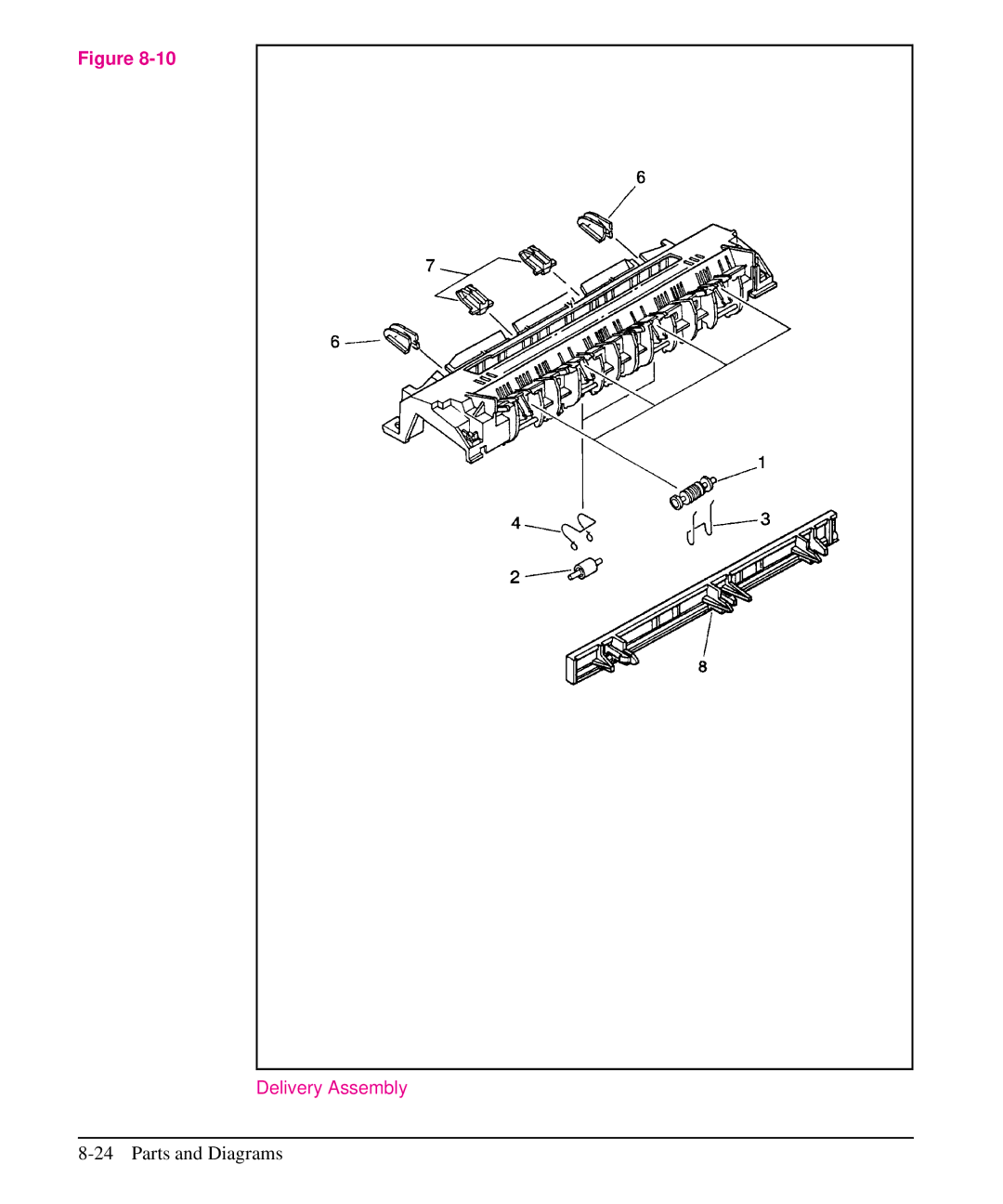 HP 5L, 6L manual Delivery Assembly 