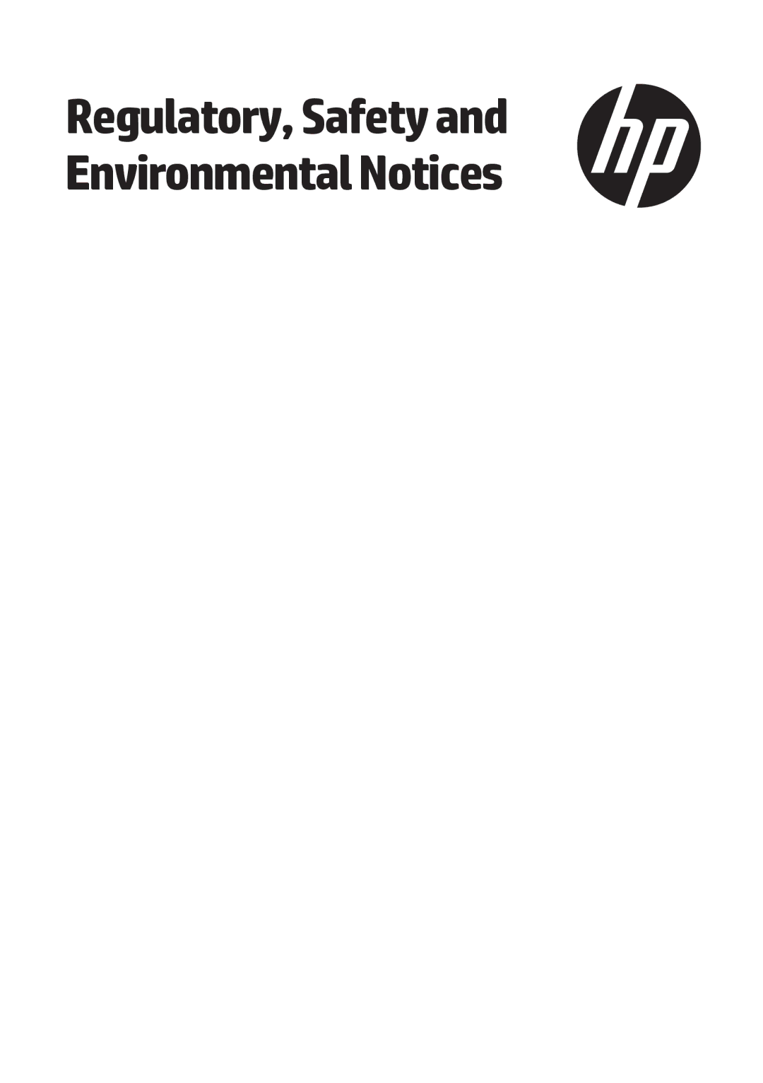 HP 7 4600, 7 4601, 7 2800 manual Regulatory, Safety and Environmental Notices 