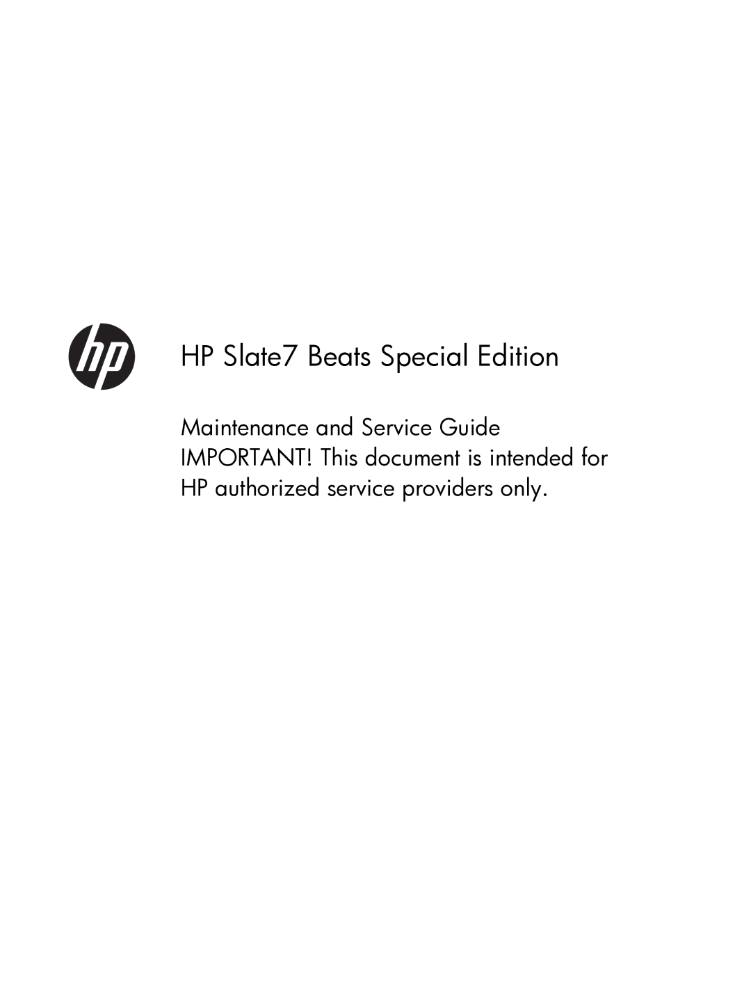 HP 7 Beats 4501us manual HP Slate7 Beats Special Edition 