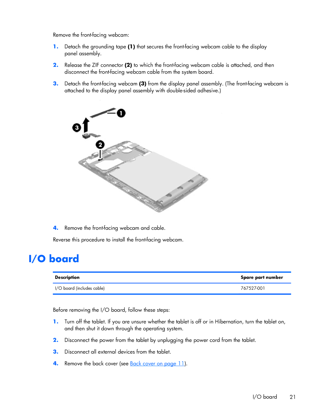 HP 7 Beats 4501us manual Board 