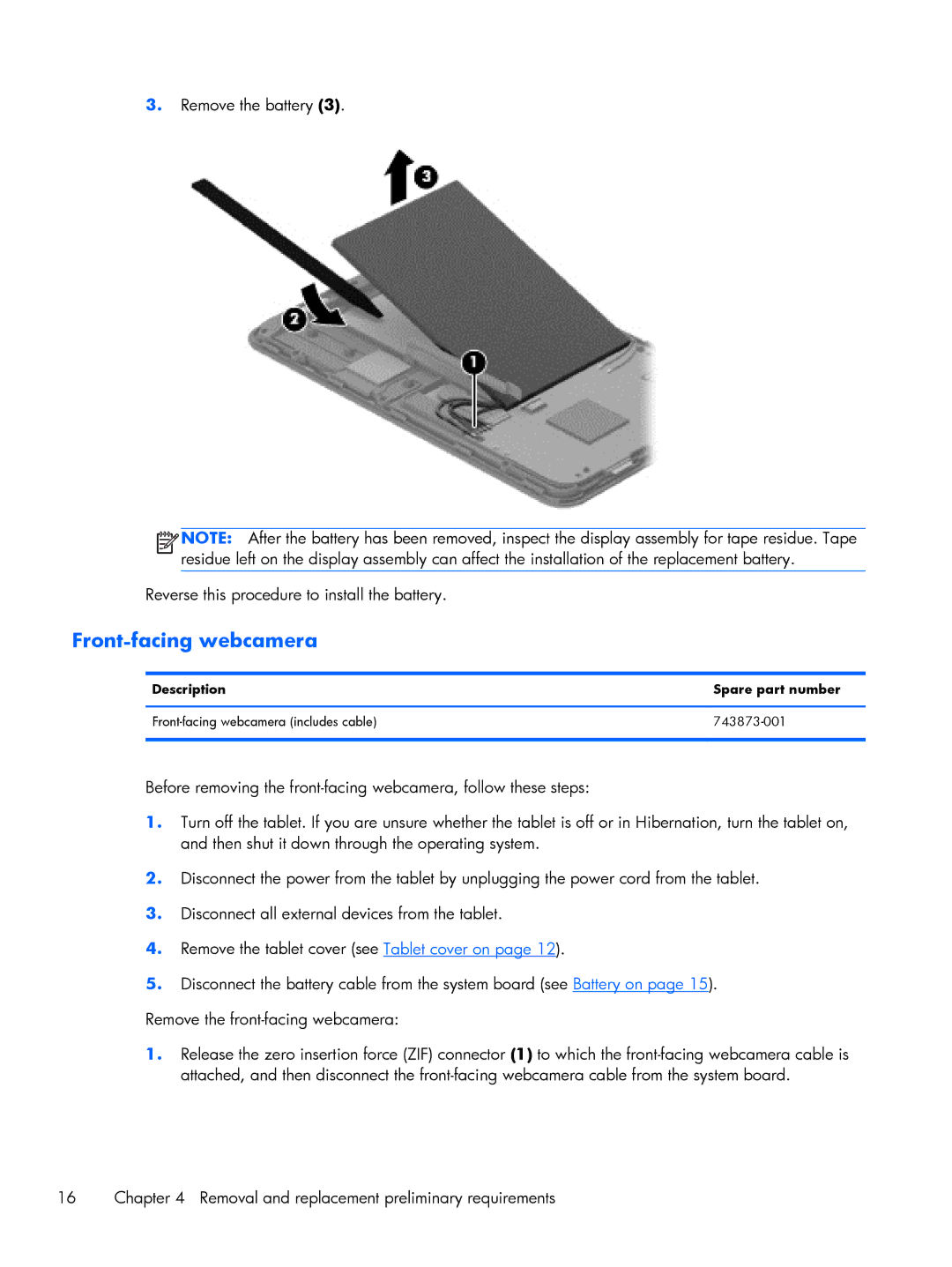 HP 7 Plus 4200us, 7 Plus 4200ca manual Front-facing webcamera 