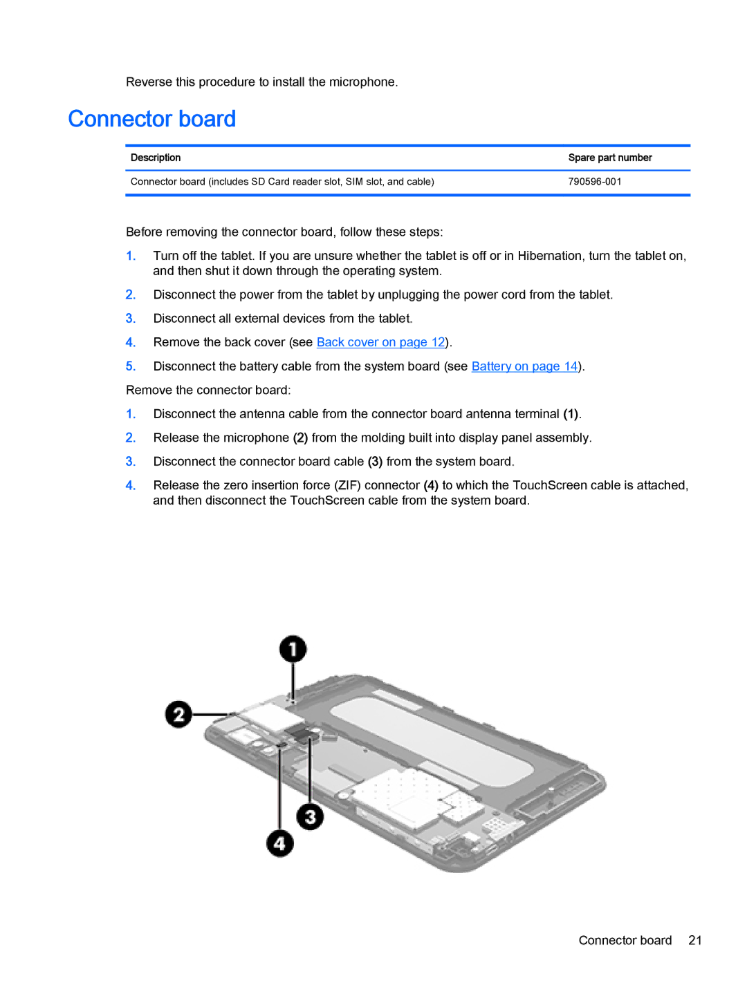 HP 7 Plus II 1331 manual Connector board 