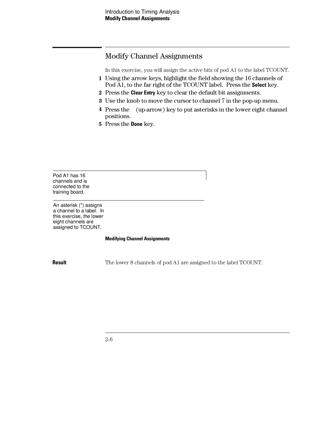 HP 70, 1660 manual Modify Channel Assignments 