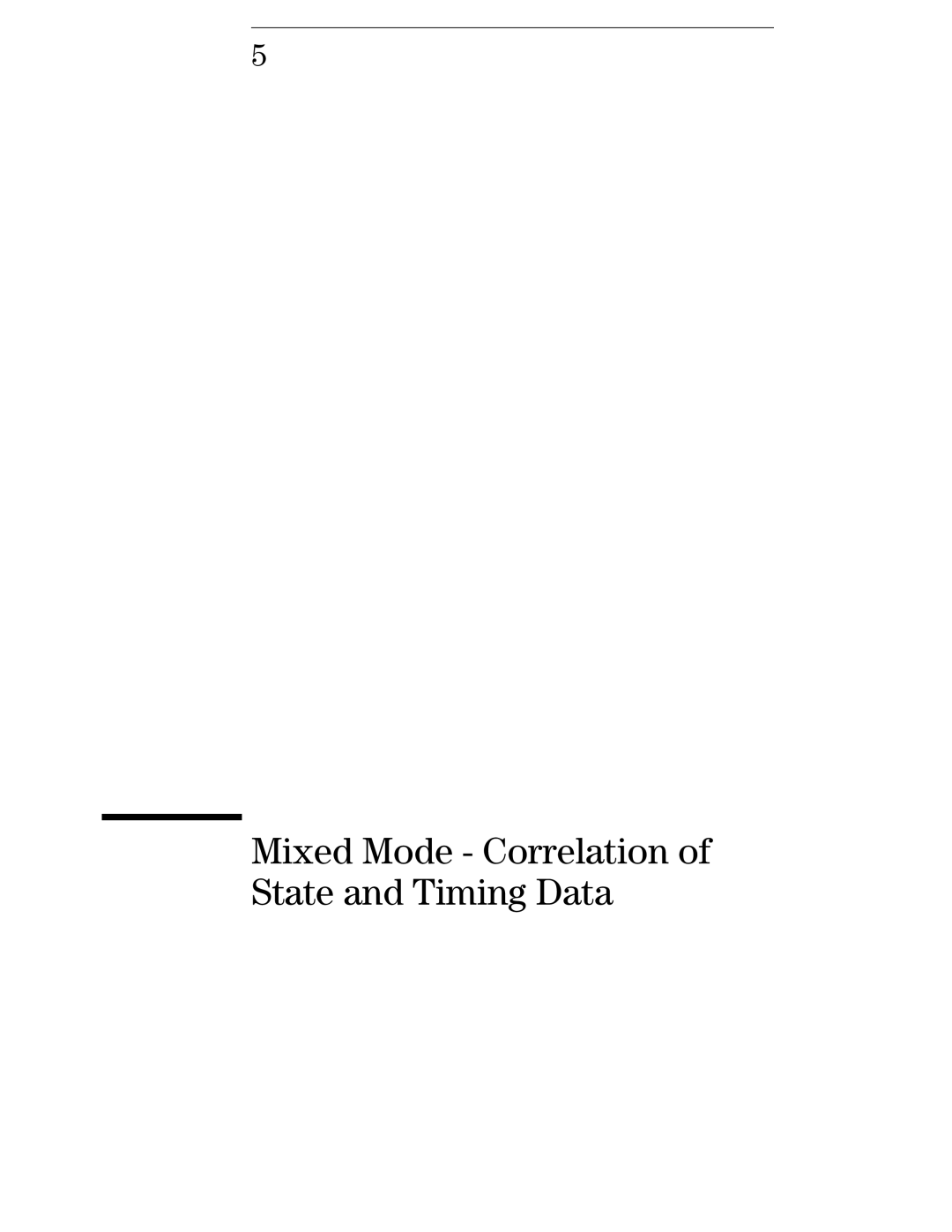 HP 1660, 70 manual Mixed Mode Correlation of State and Timing Data 