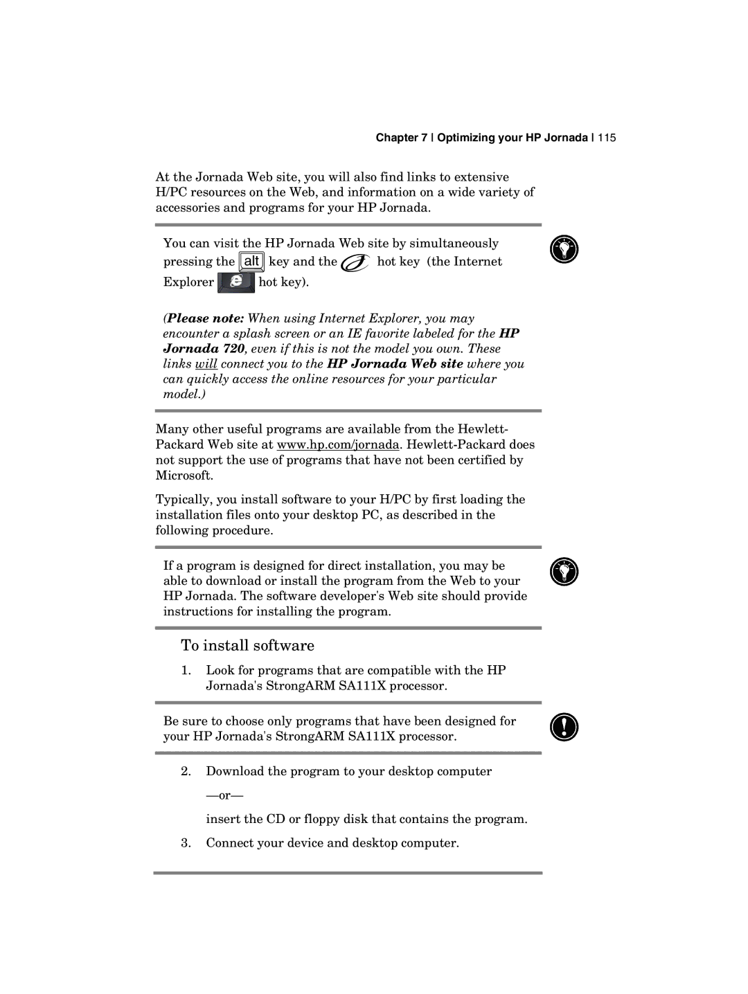 HP 700 manual To install software 