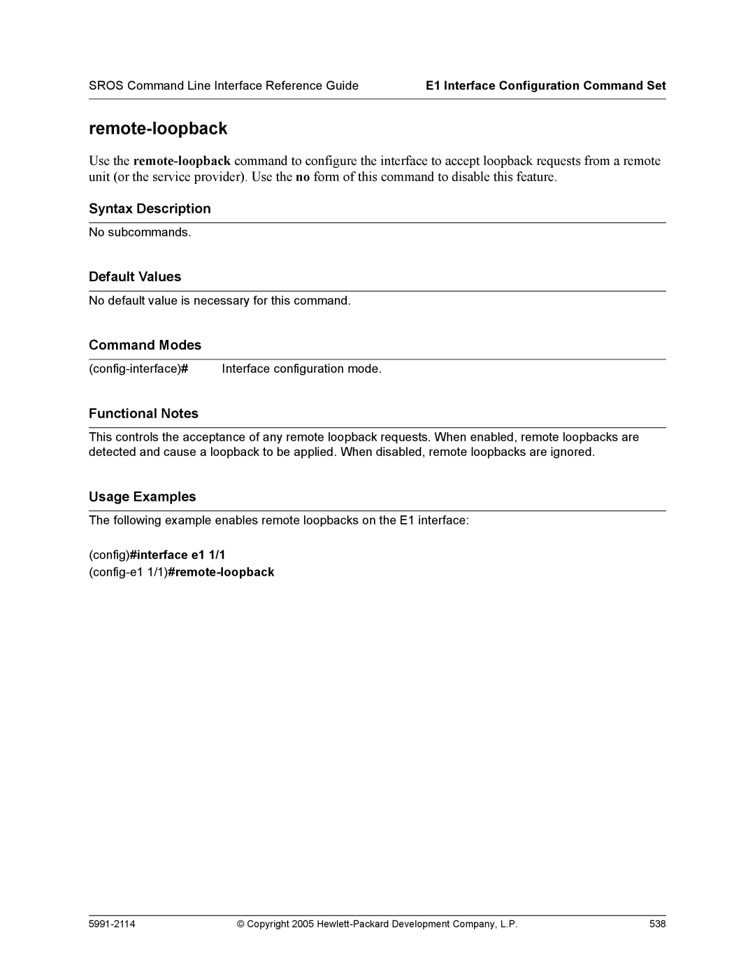 HP 7000 dl Router manual Config-interface# Interface configuration mode 