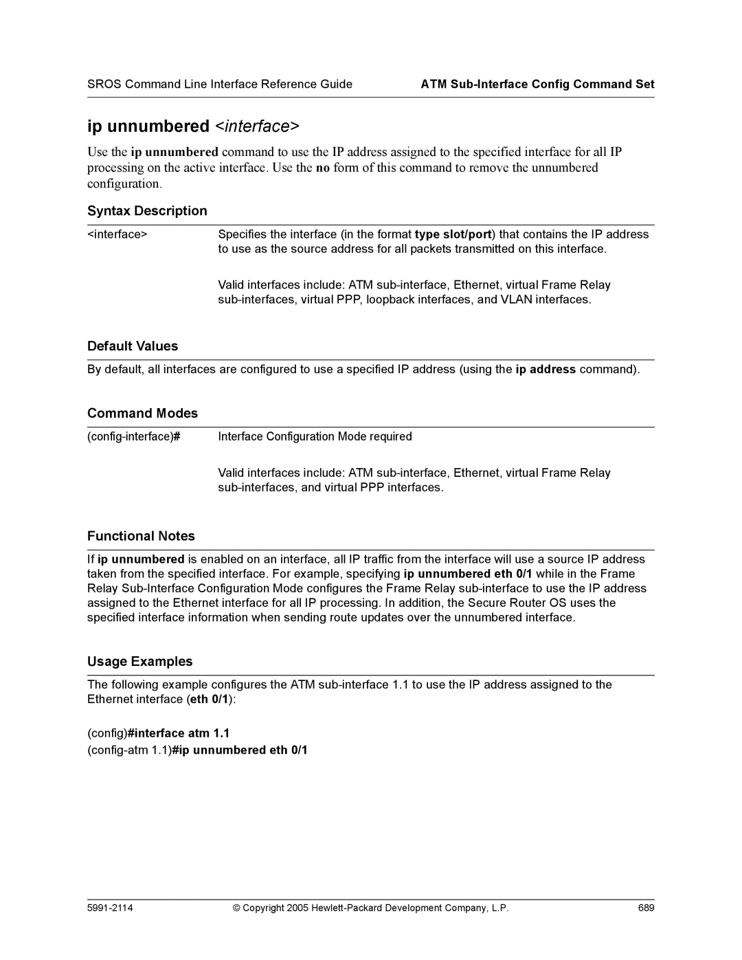 HP 7000 dl Router manual Copyright 2005 Hewlett-Packard Development Company, L.P 689 