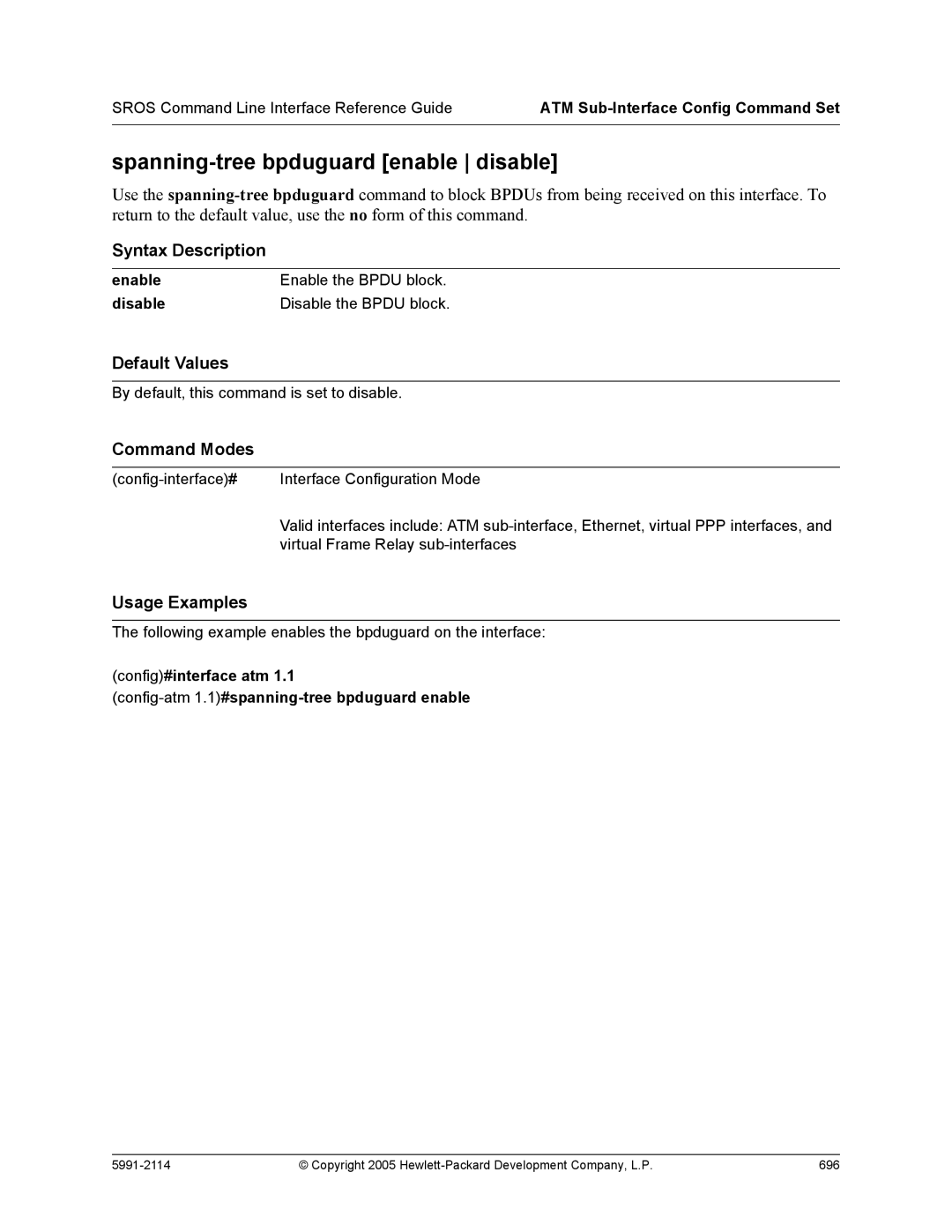 HP 7000 dl Router manual Copyright 2005 Hewlett-Packard Development Company, L.P 696 