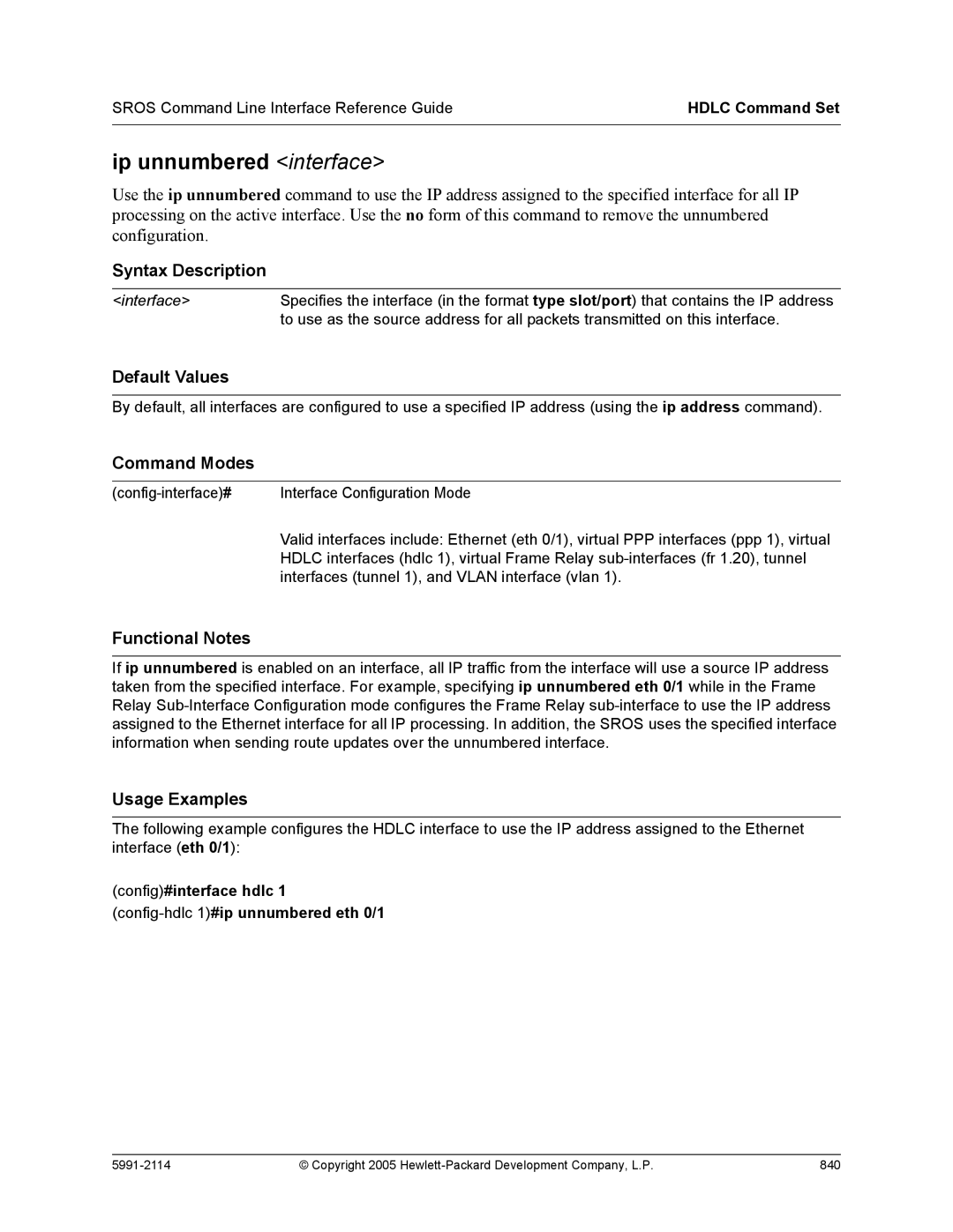 HP 7000 dl Router manual Copyright 2005 Hewlett-Packard Development Company, L.P 840 