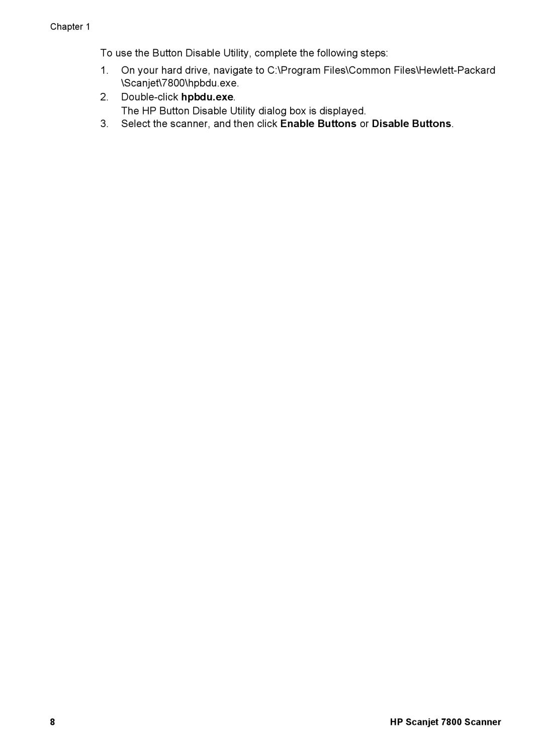 HP 7000 Document manual Chapter 