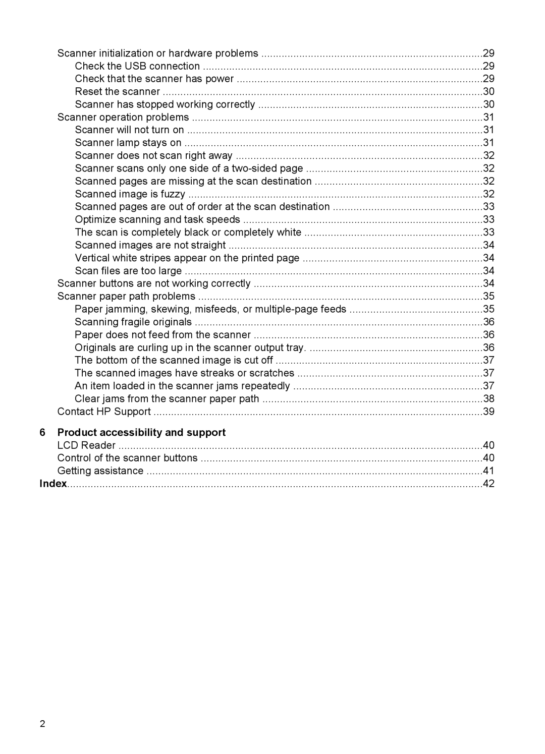 HP 7000 Sheet-feed manual Product accessibility and support 