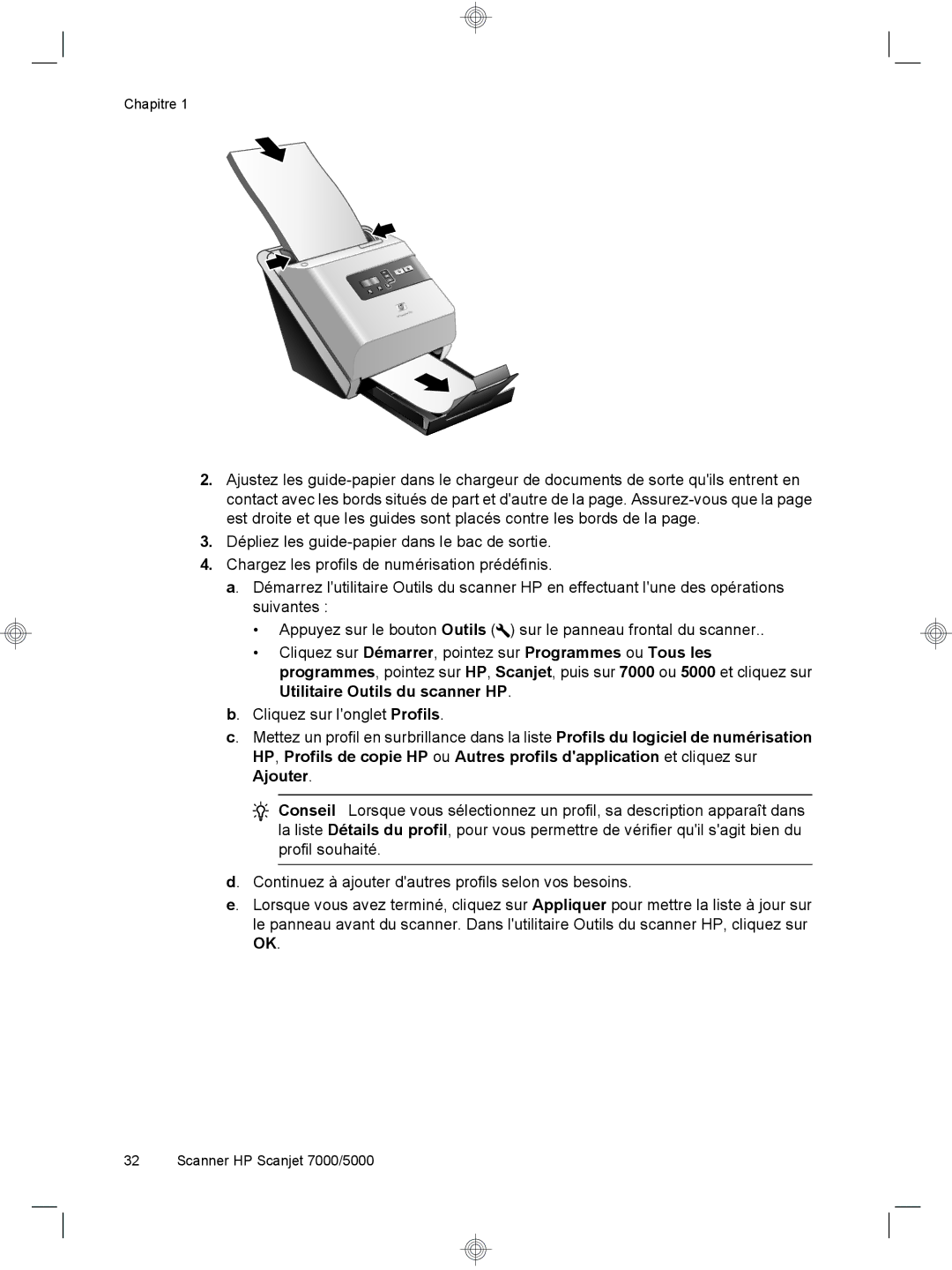 HP 7000 Sheet-feed manual Chapitre 