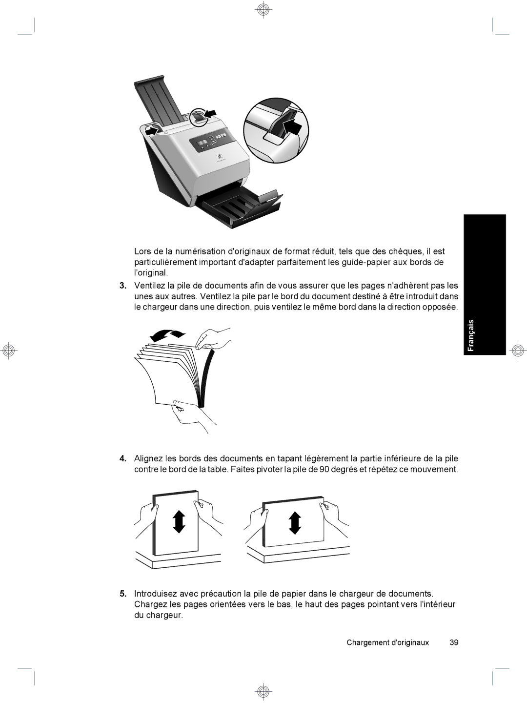 HP 7000 Sheet-feed manual Français 