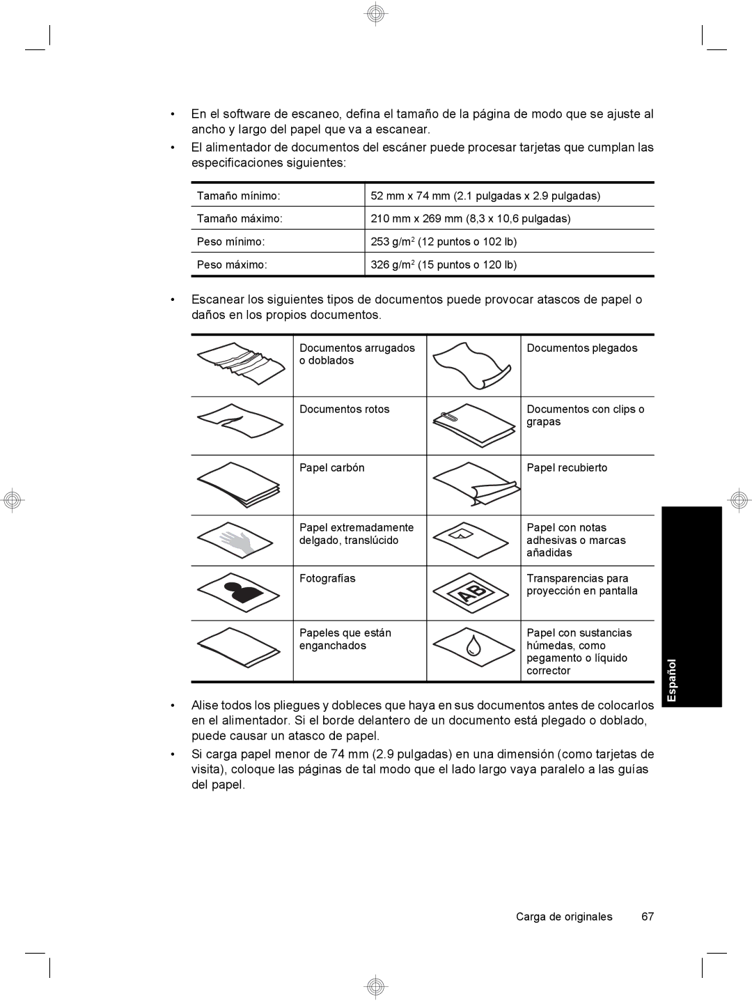 HP 7000 Sheet-feed manual Corrector 