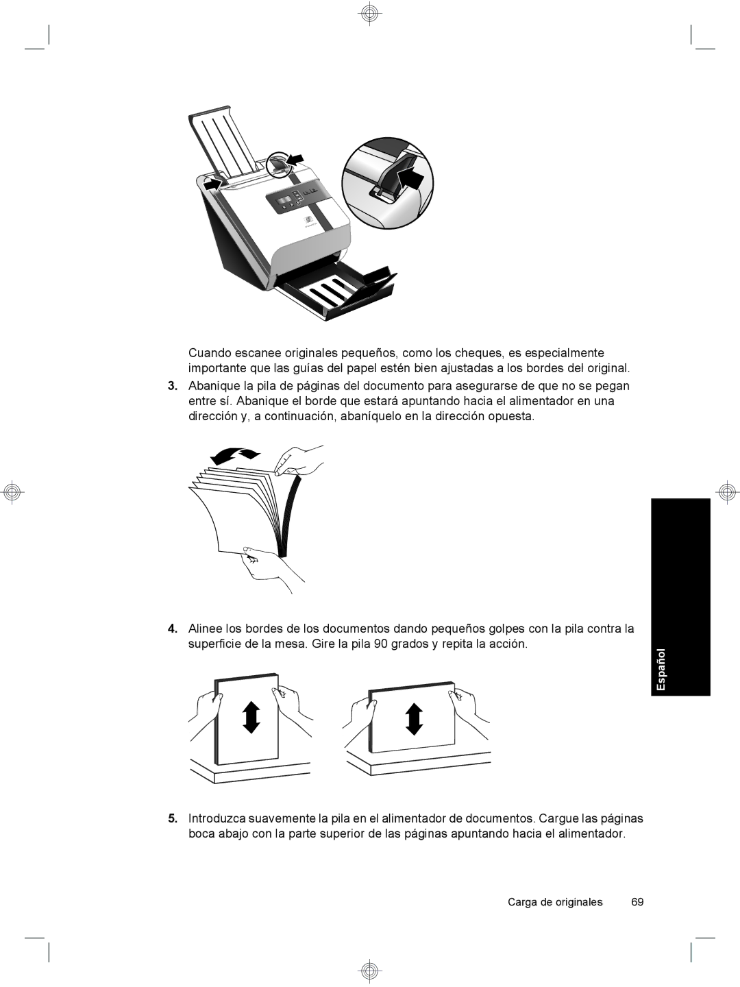 HP 7000 Sheet-feed manual Español 