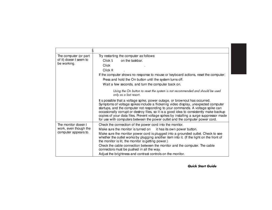 HP 522a (AP), 703k (AP), 743a (AP), 753k (AP), 753d (AP), 503k (AP), 503a (AP), 513d (AP), 513a (AP) manual Click Turn Off Computer 