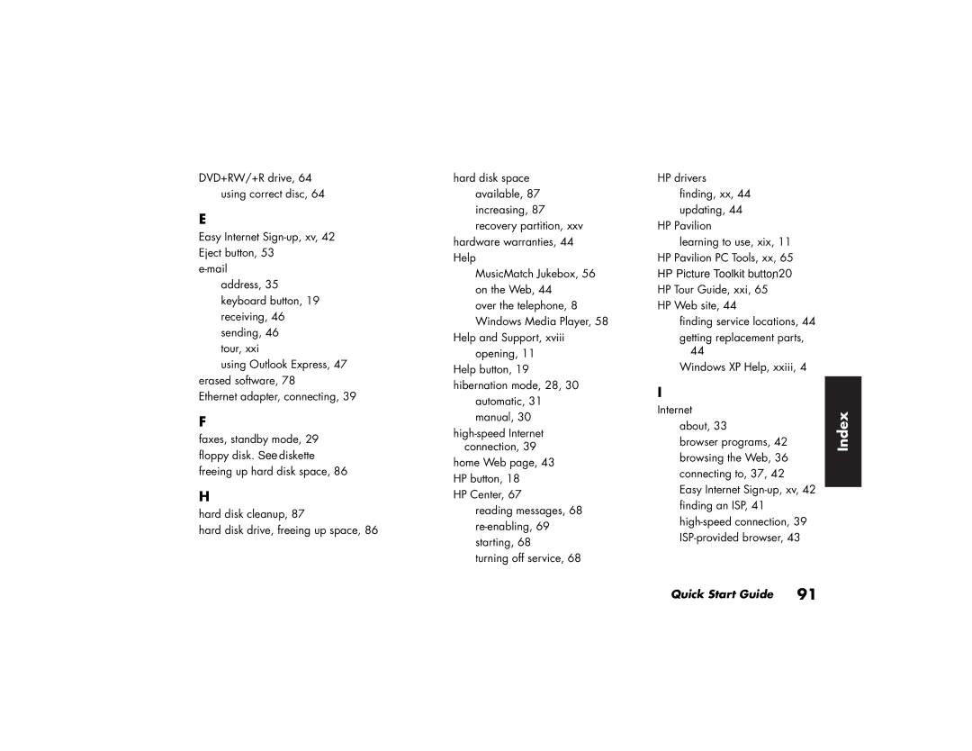 HP 704d (AP), 734d (AP), 544a (AP), 564a (AP), 744d (AP), 754d (AP), 774d (AP), 504a (AP), 514a (AP) manual MusicMatch Jukebox 