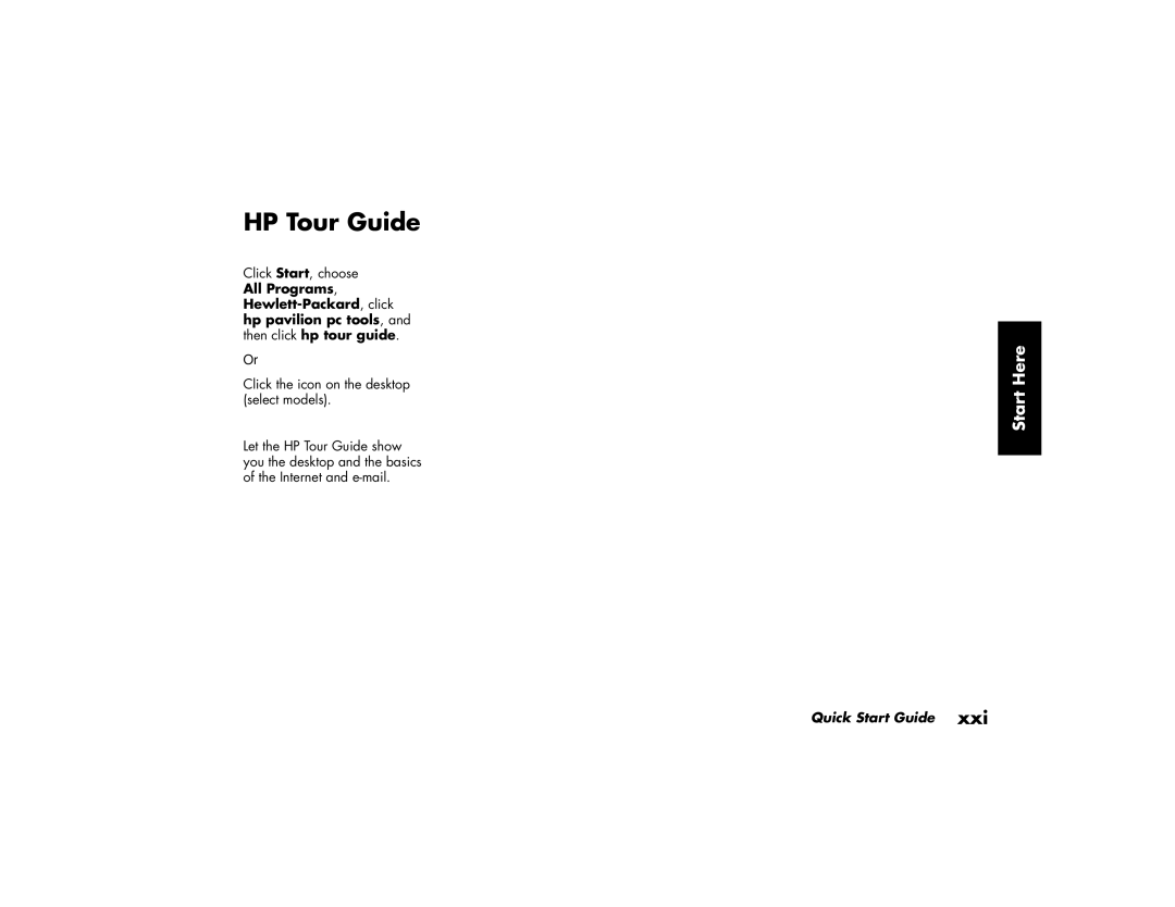 HP 564a (AP), 704d (AP), 734d (AP), 544a (AP), 744d (AP), 754d (AP), 774d (AP), 504a (AP), 514a (AP) manual HP Tour Guide 