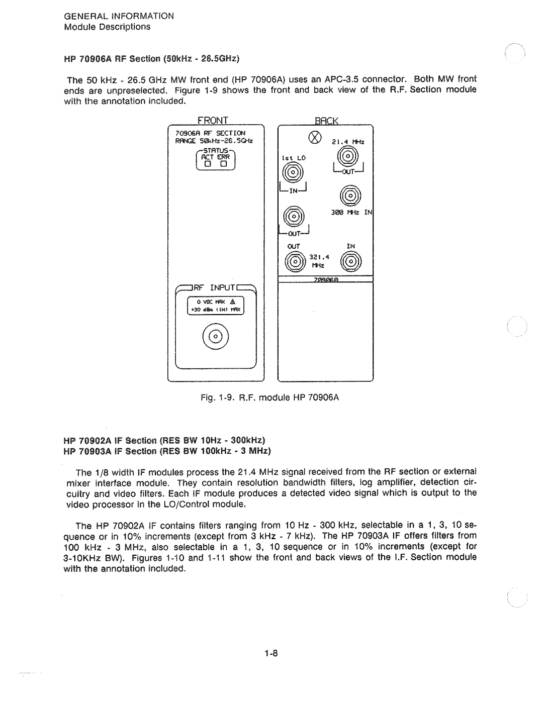 HP 70900A manual 