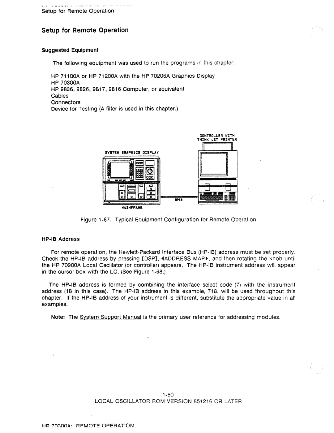 HP 70900A manual 