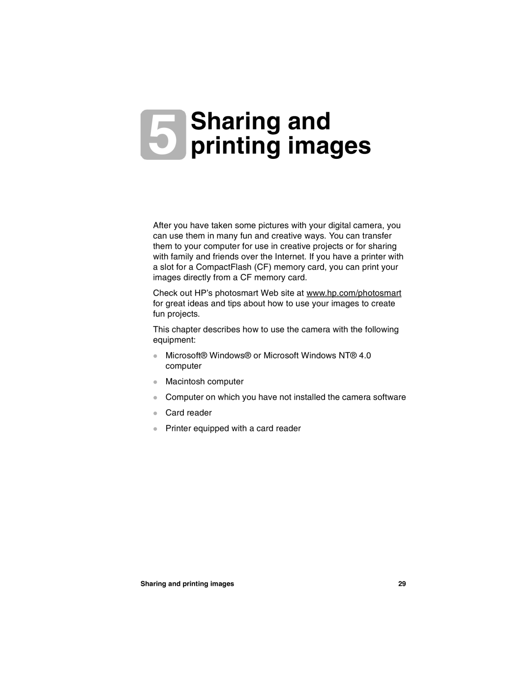 HP 715 manual Sharing and printing images 