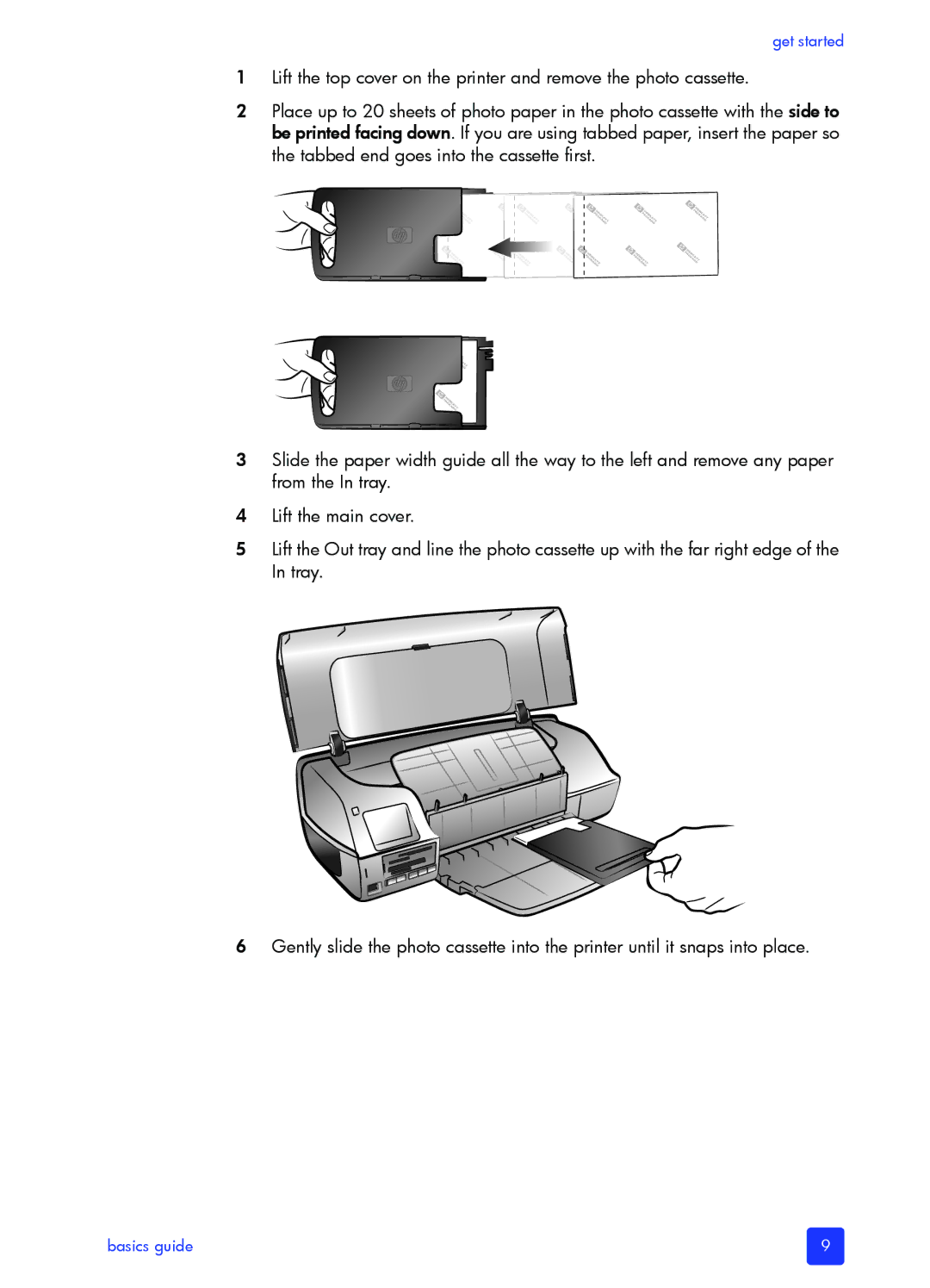 HP 7200 manual Get started 