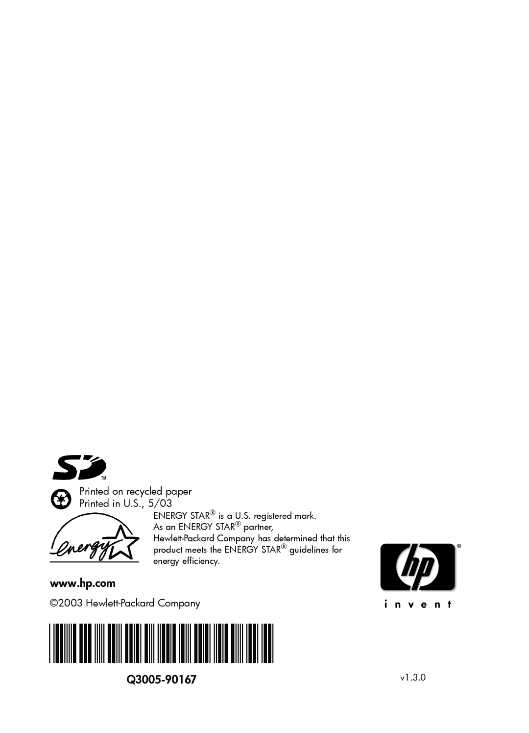 HP 7200 manual Q3005-90167 