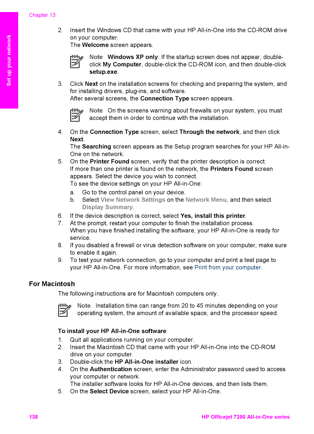 HP 7200 manual For Macintosh, Double-click the HP All-in-One installer icon 