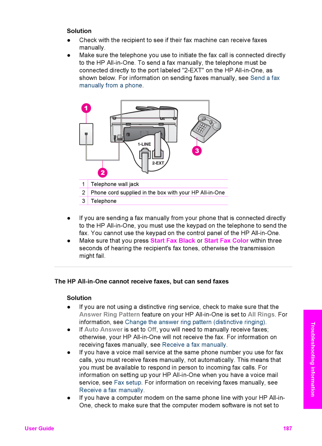 HP 7200 manual User Guide 187 