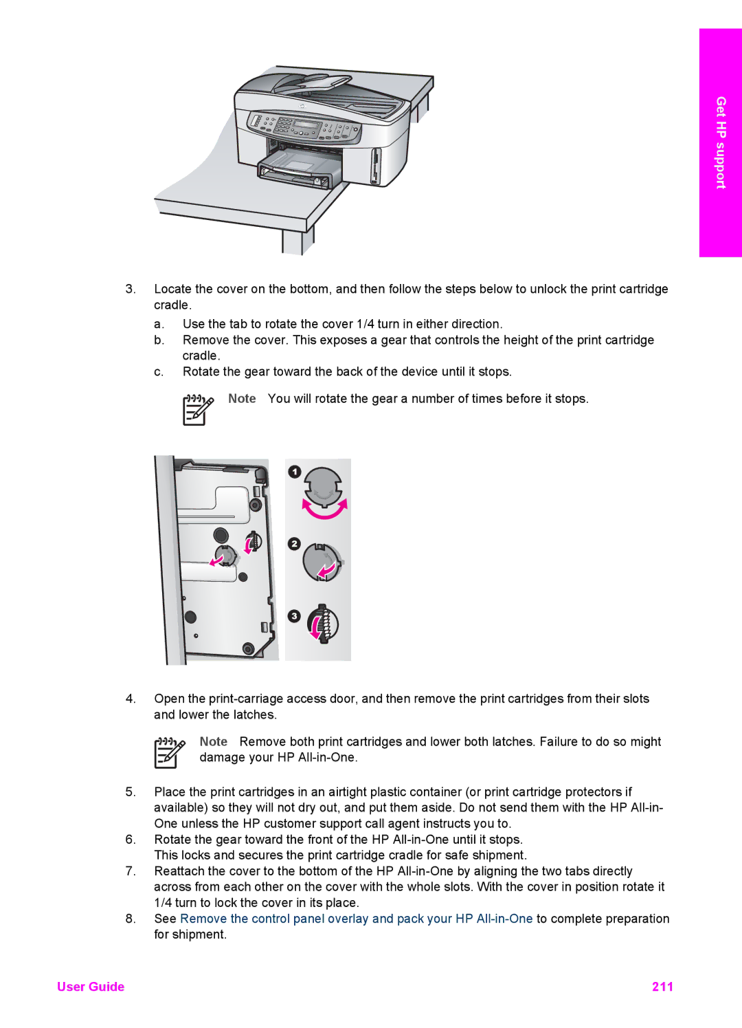 HP 7200 manual User Guide 211 