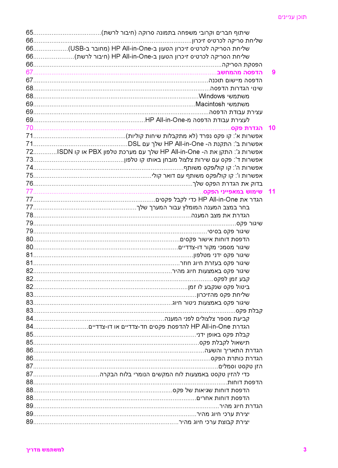 HP 7200 manual בשחמהמ הספדה, סקפ תרדגה, סקפה ינייפאמב שומיש 