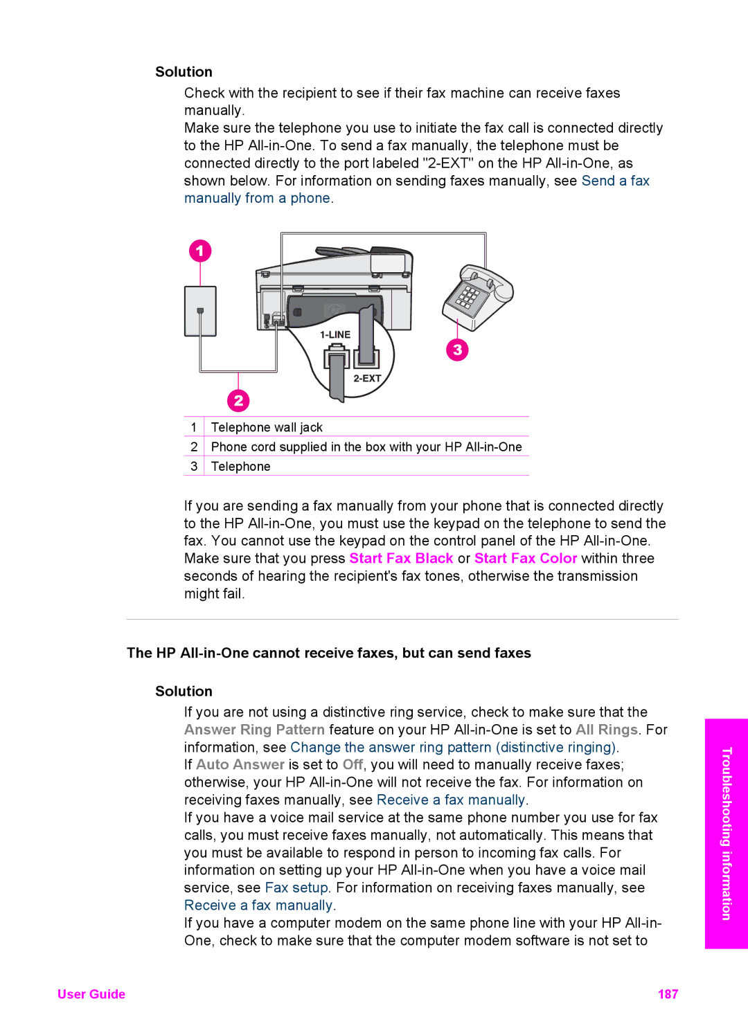 HP 7210v manual User Guide 187 