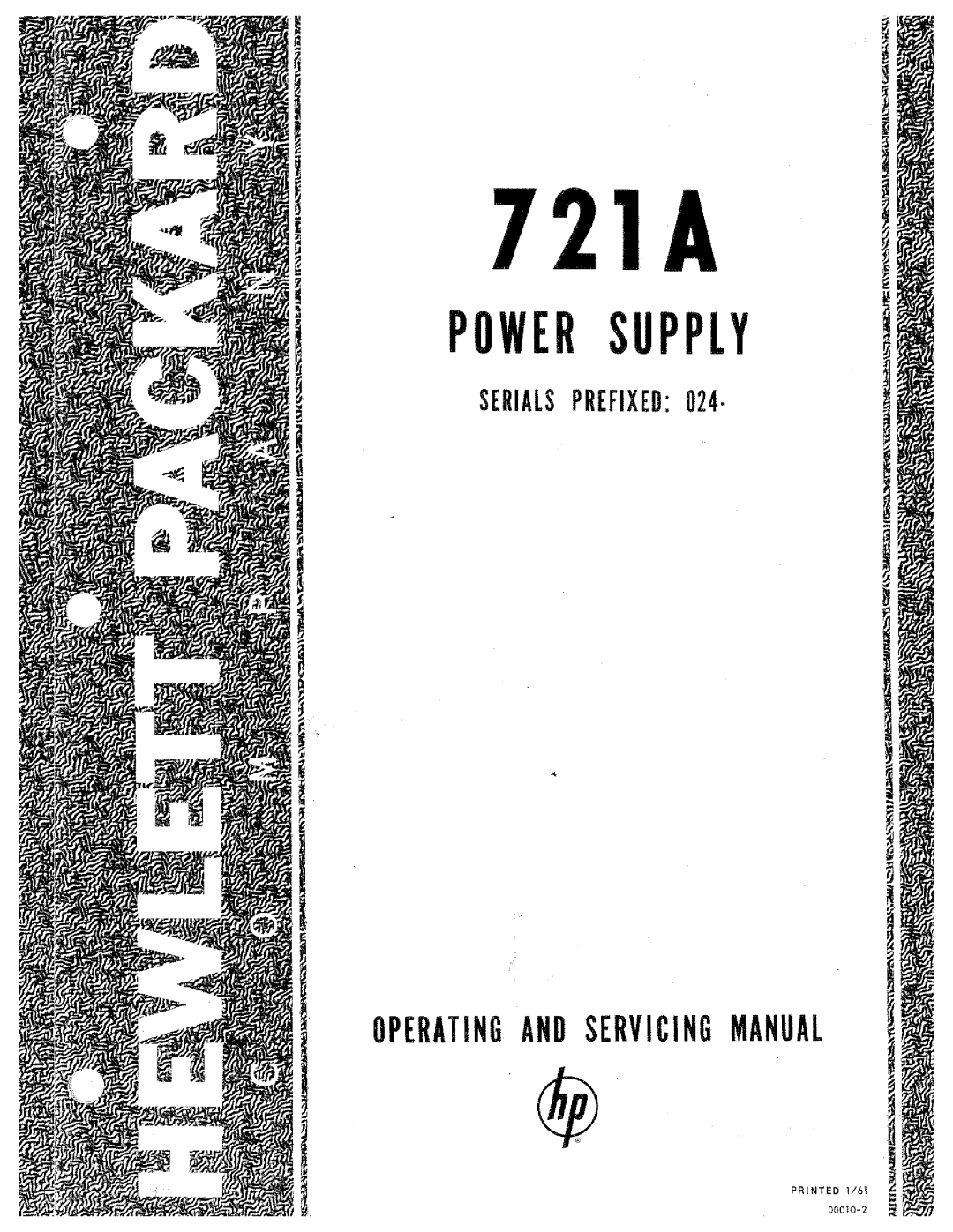 HP 721A manual 