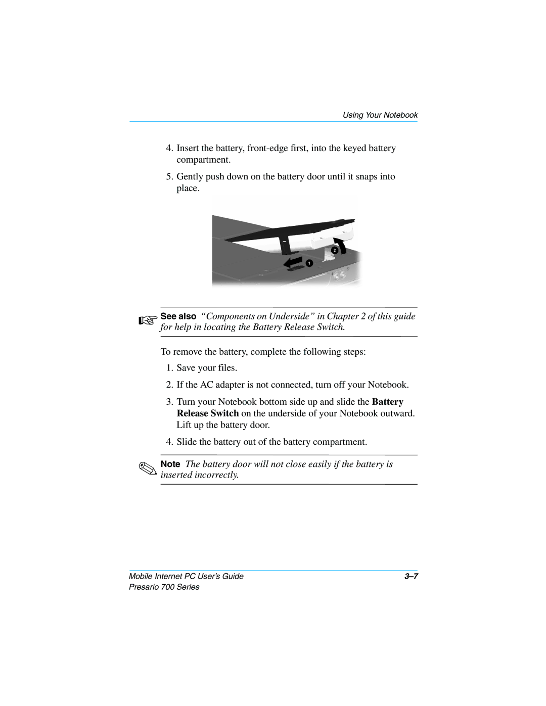 HP 724AU manual Mobile Internet PC User’s Guide 