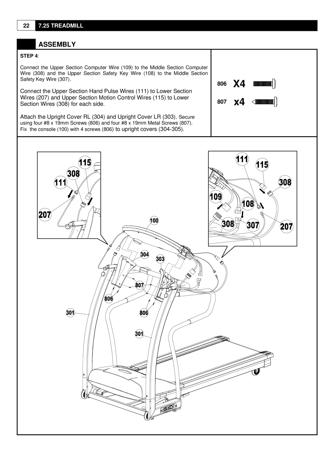 HP 7.25 manual 806 807 