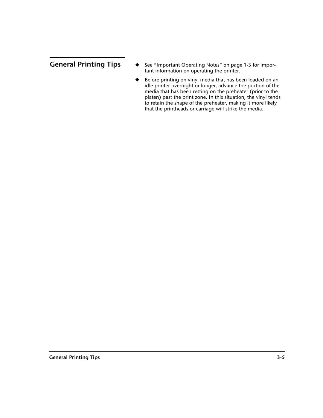 HP 72SR manual General Printing Tips 