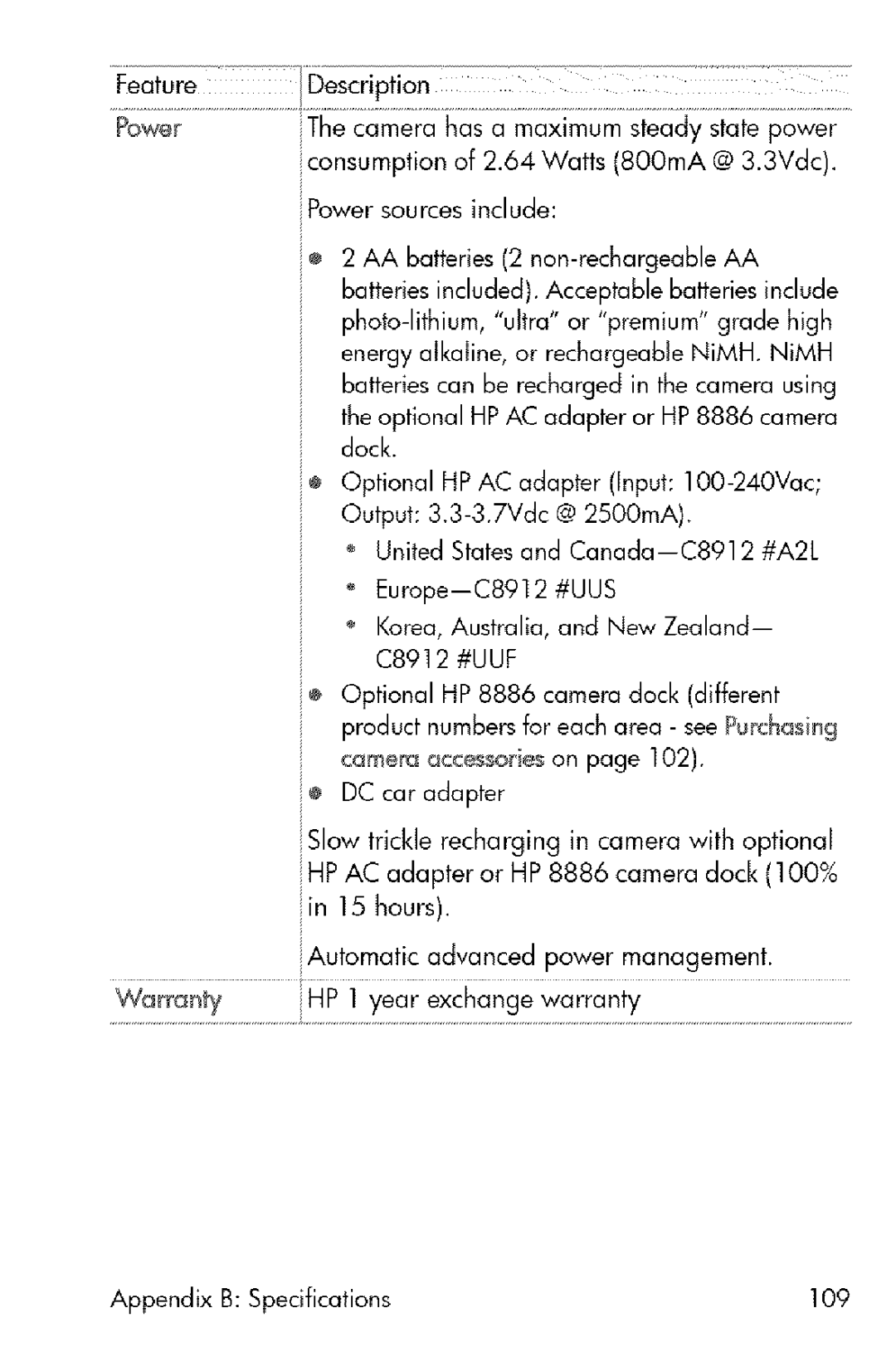 HP 730 manual Powersourcesinclude, 2AAbatteries2non-rechargeableAA 