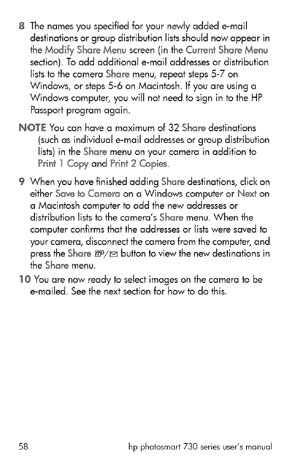 HP Hp photosmart 730 series usersmanual 