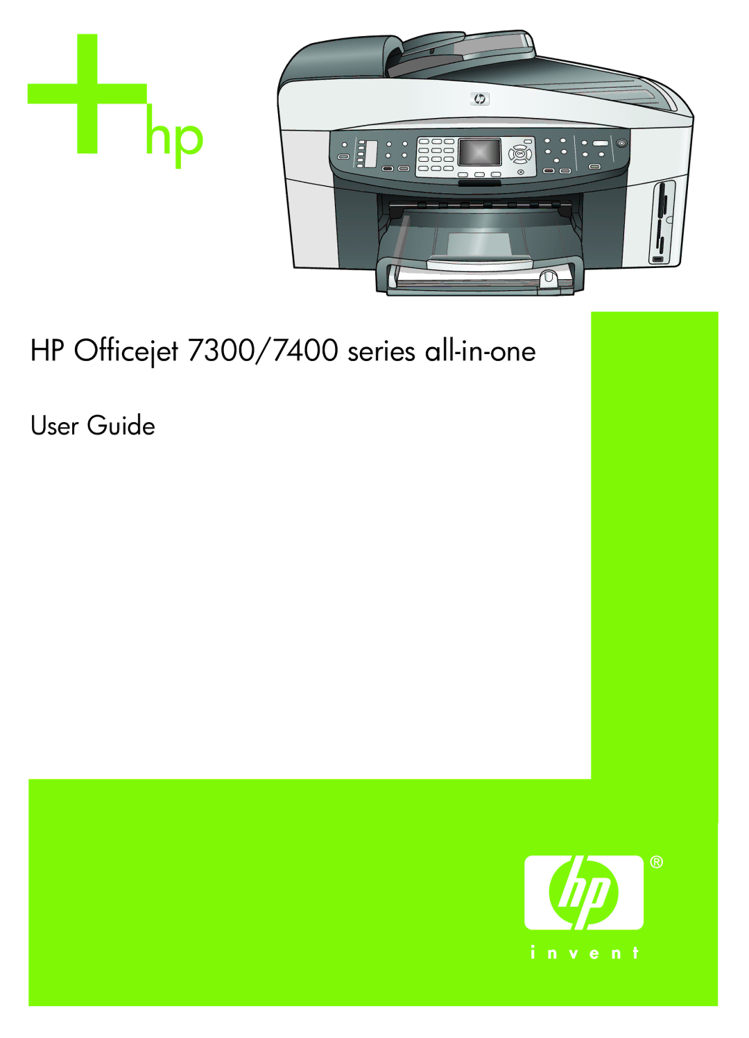 HP 7410xi, 7310xi manual HP Officejet 7300/7400 series all-in-one 