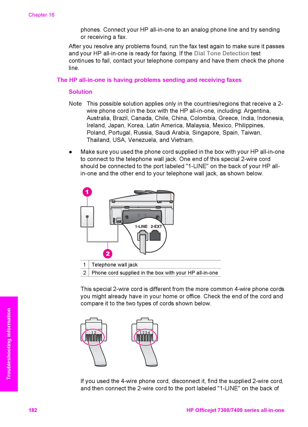 HP 7410xi, 7310xi manual 182 