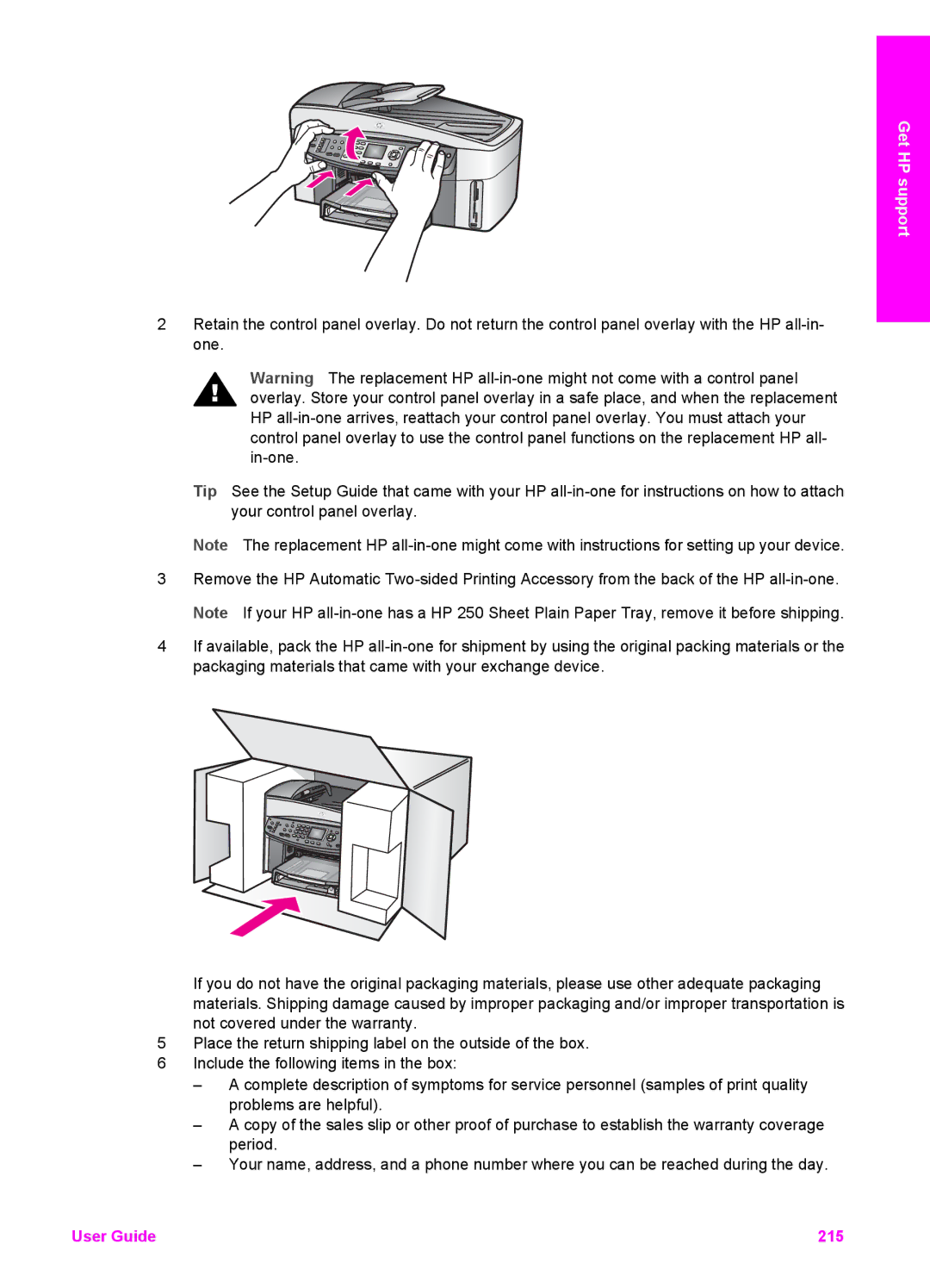 HP 7310xi, 7410xi manual User Guide 215 