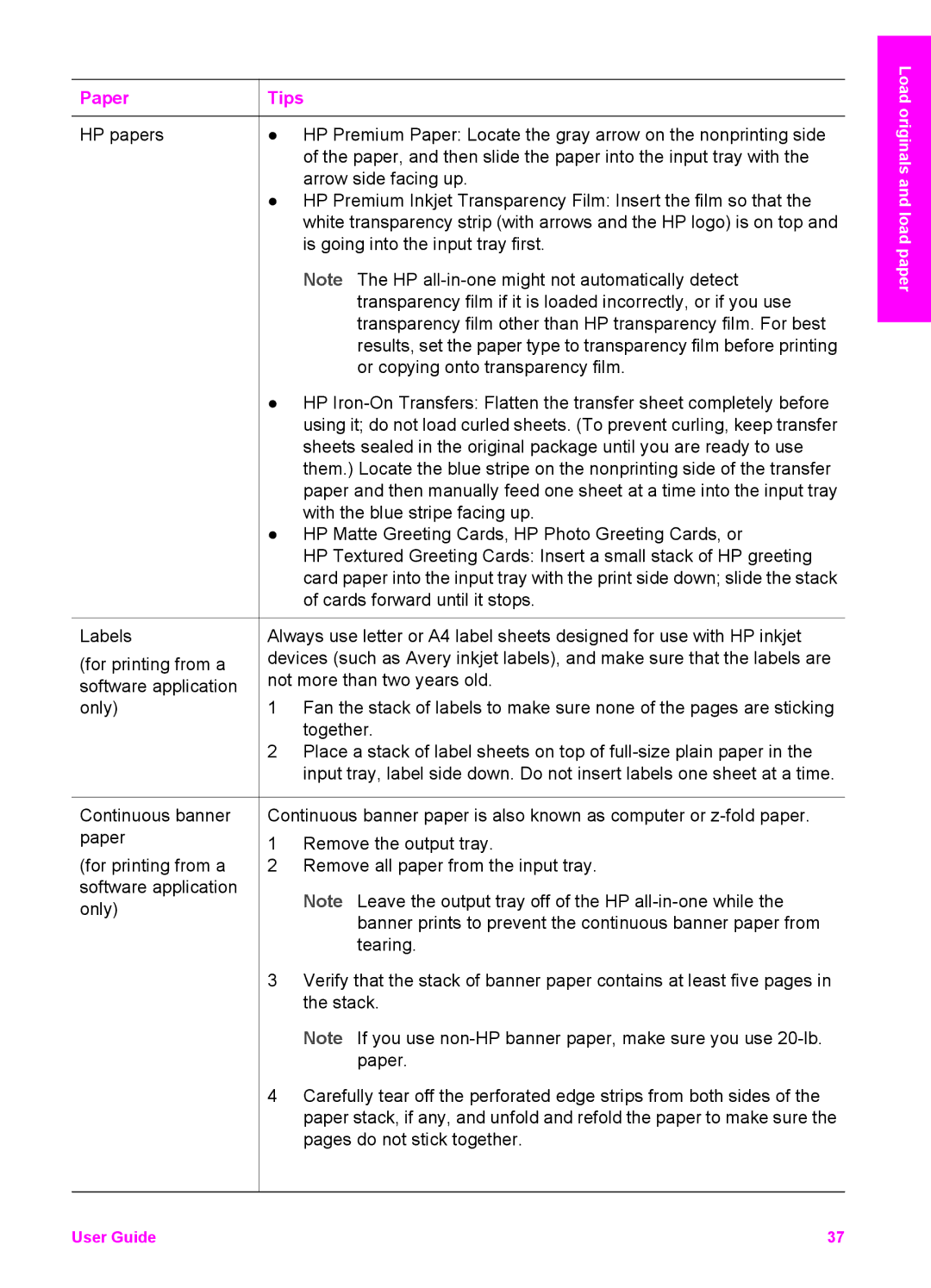 HP 7410xi, 7310xi manual Paper, Tips 